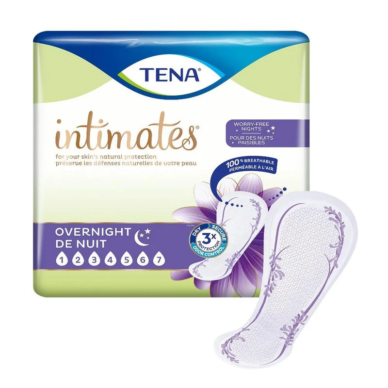 TENA® Intimates™ Overnight Heavy Absorbency Pad 16 Inch Length 28 Per Bag