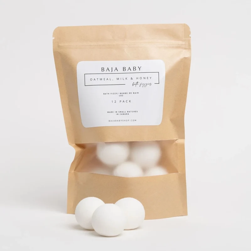 BAJA BABY Mini Bath Fizzies 12 Pack