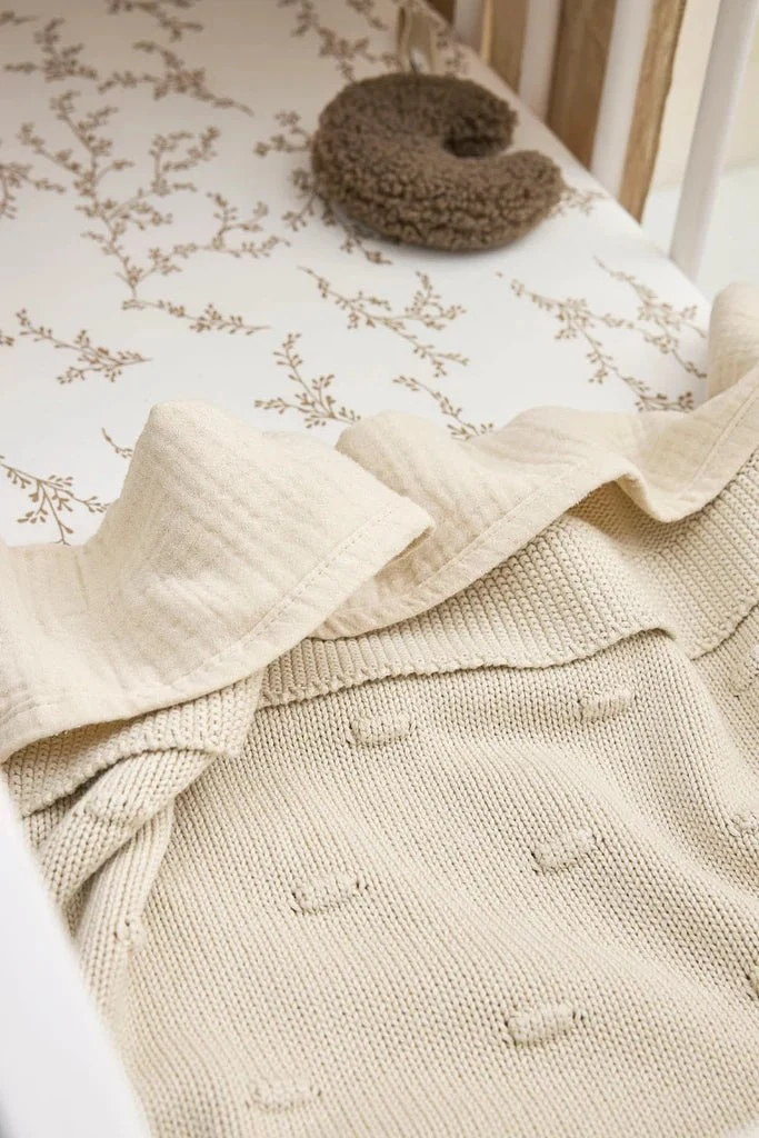 Meyco Baby Knots Crib Bed Blanket