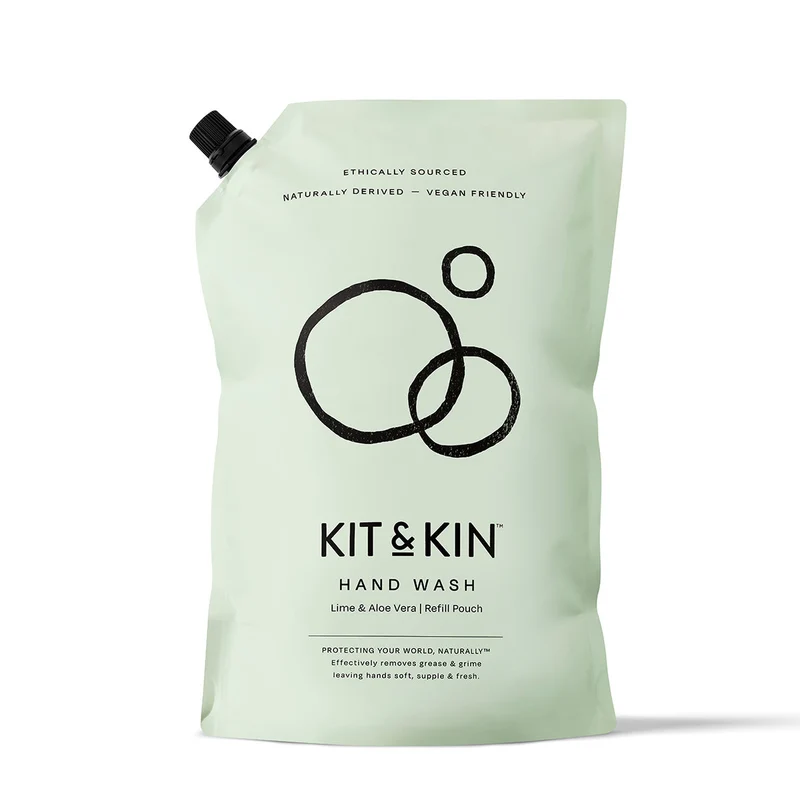 Kit & Kin Handtvål Lime & Aloe Vera, Refill 1 liter