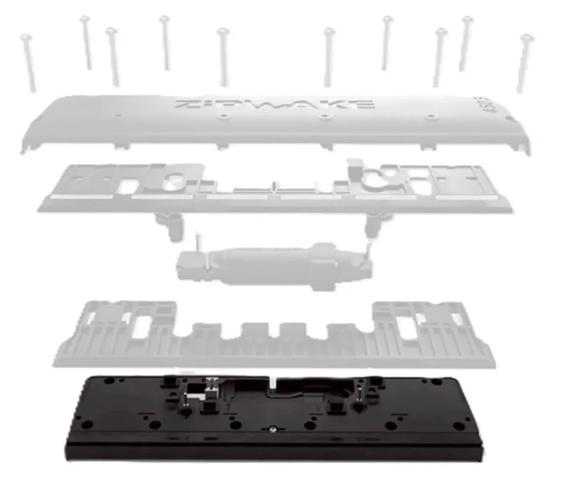 Zipwake 1000-E Straight Interceptor Backplatta
