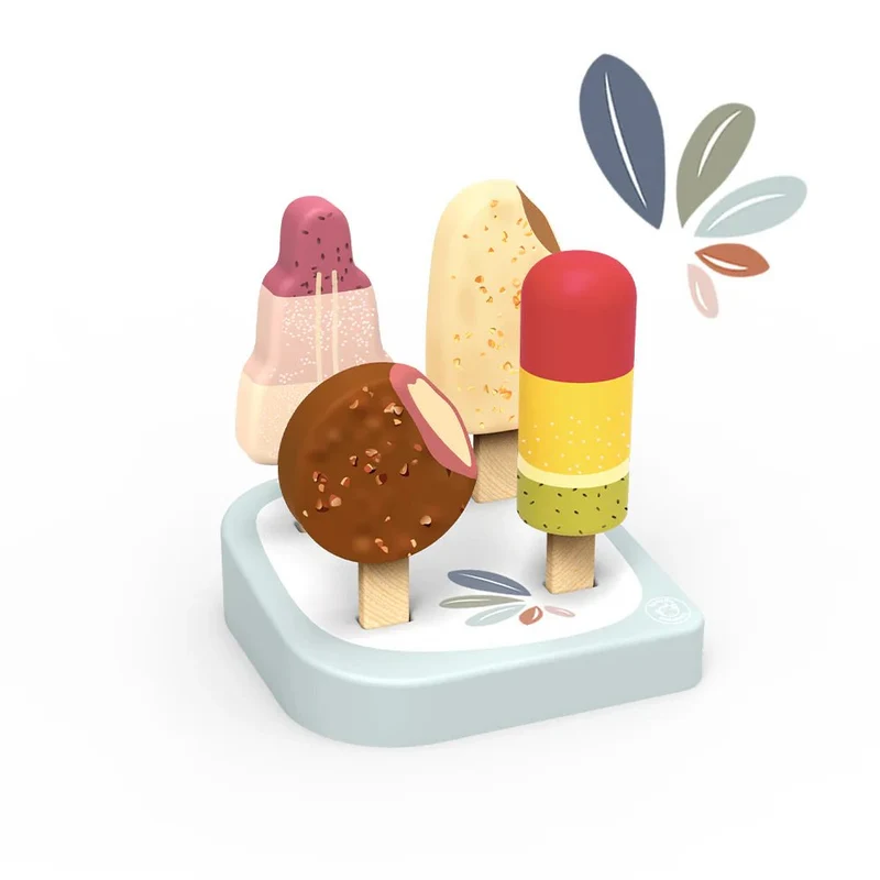Speedy Monkey Ice Cream Bar Stand w/4 ice creams