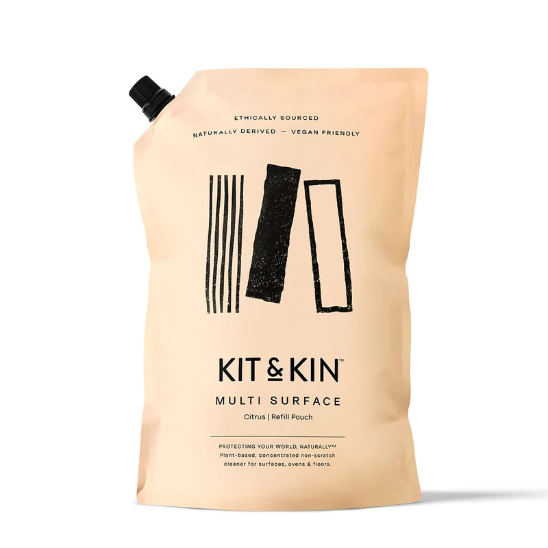 Kit & Kin Multirengöring Citrus, Refill 1 liter