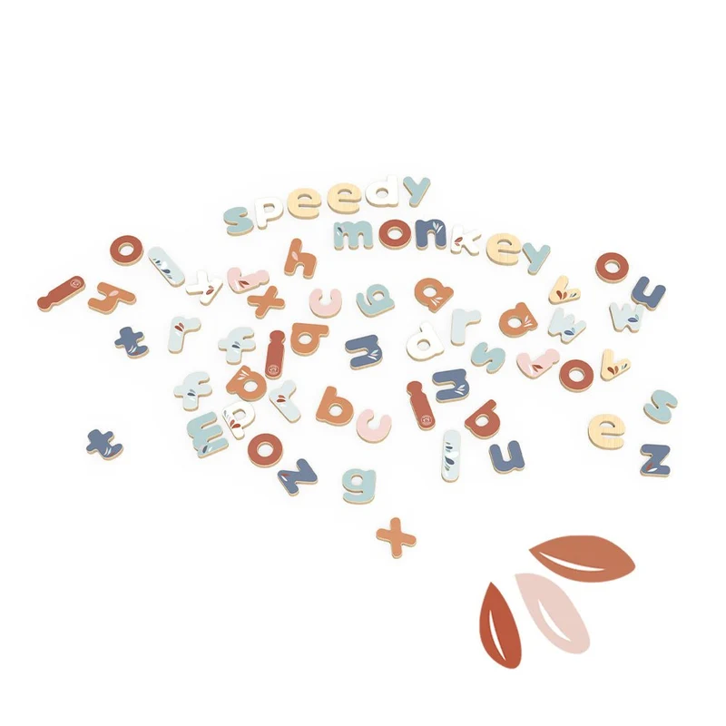 Speedy Monkey - Magnetic Letters (60 pcs)