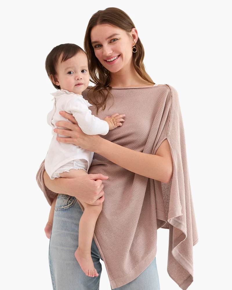 Momcozy Nursing Cover - Soft, Breathable, Multi-Use Privacy Poncho