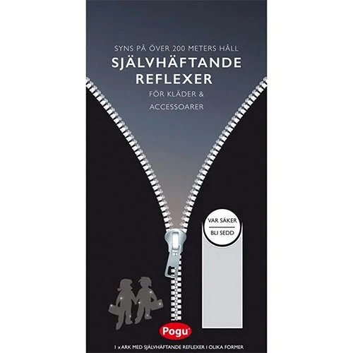 Pogu Pogu Självhäftande Textilreflex