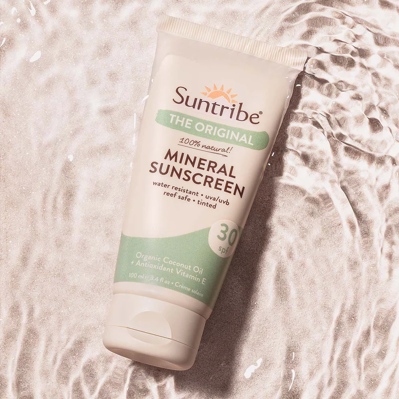 Suntribe Ekologisk Mineralbaserad Solkräm SPF 30 Tonad (100 ml)