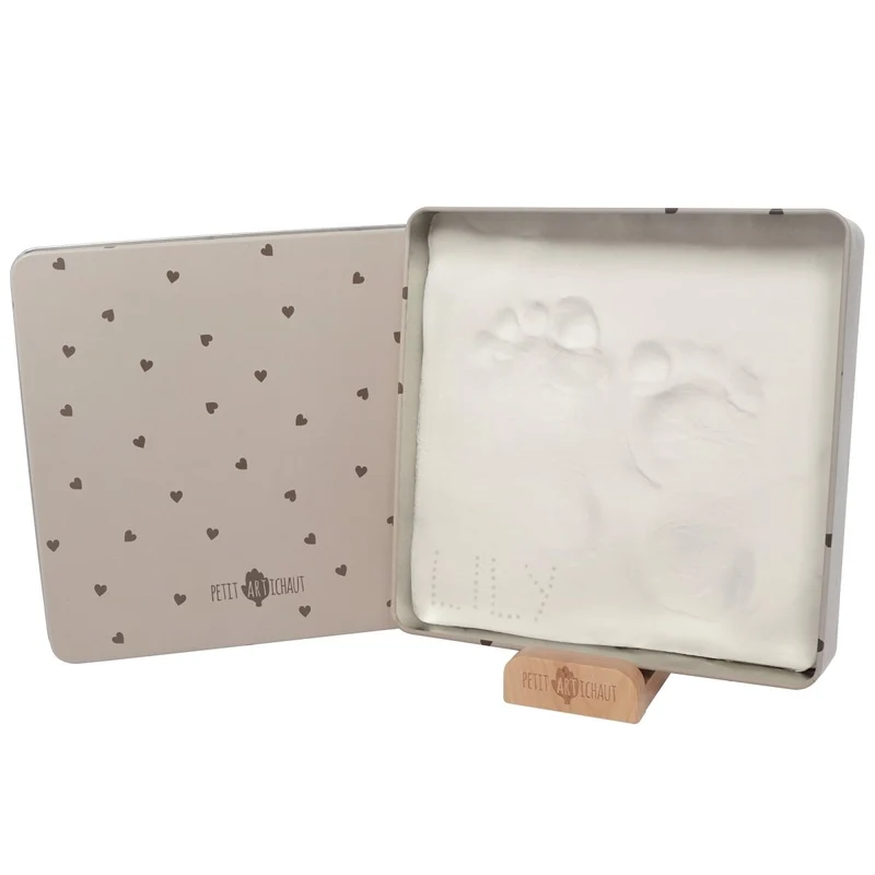 Petit Artichaut - Baby Box Square - Pretty Hearts
