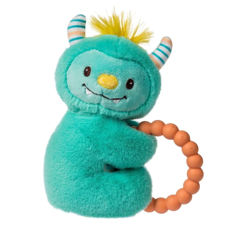 Mary Meyer Teether Rattle - Mookie Monster - 6"