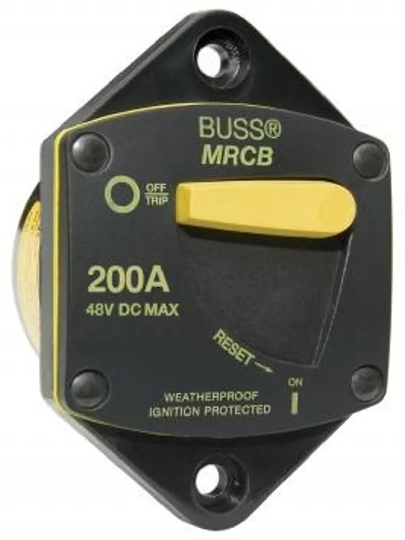 BEP HD Circuit Breaker Bussman 187 200A Flush Moun