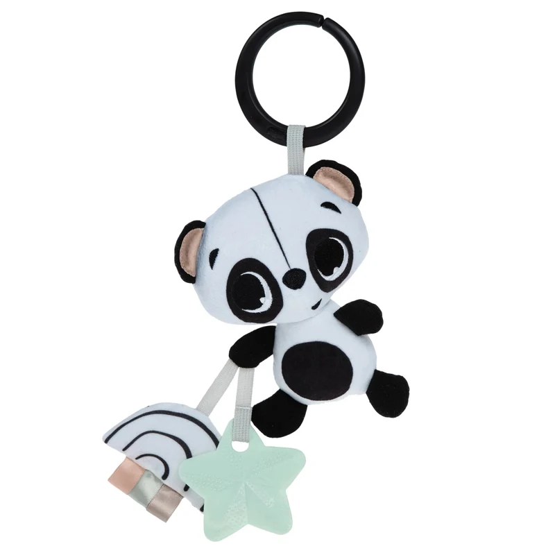 Tiny Love Black & White Décor Panda Take Along Rattle Toy