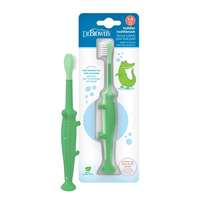 Dr. Brown's Toddler Toothbrush, Crocodile