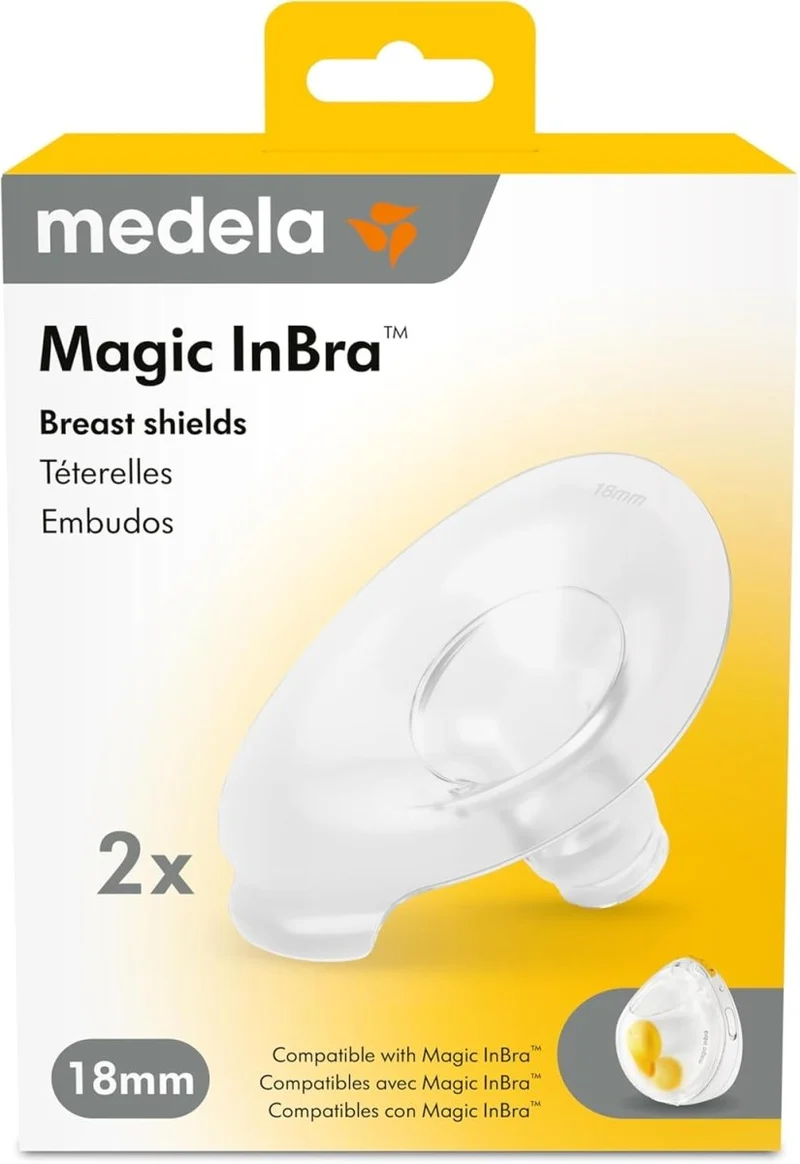Medela Magic InBra Breast Shields, 2PK