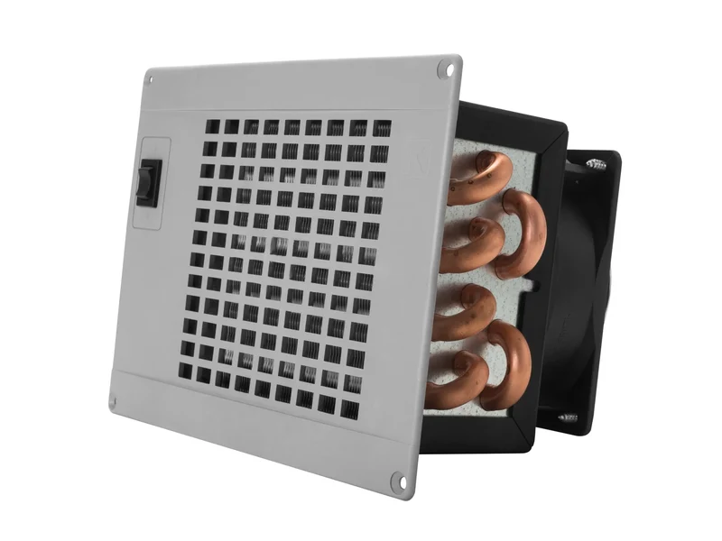 Fläktelement 12V 1.7kW Ø16 Silenco FAI Grå front