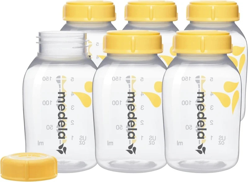Medela Breast Milk Collection and Storage Bottles, 6 Pack, 150ml/5oz