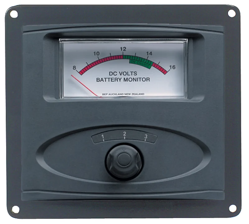 BEP Analog DC Voltmeter Panel Mount Up To 3 Inputs