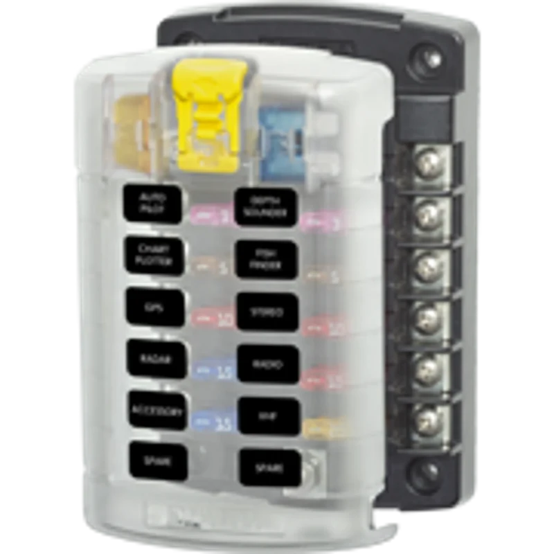 BSS Fuse Block ST-Blade 12 Circuits with Cover