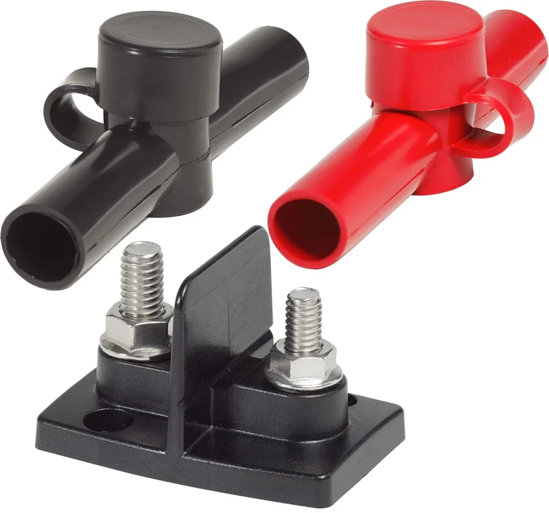BSS PowerPost Dual1x5/16in 1x3/8in with insulators