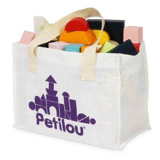 Le Toy Van Wooden Blocks & Bag