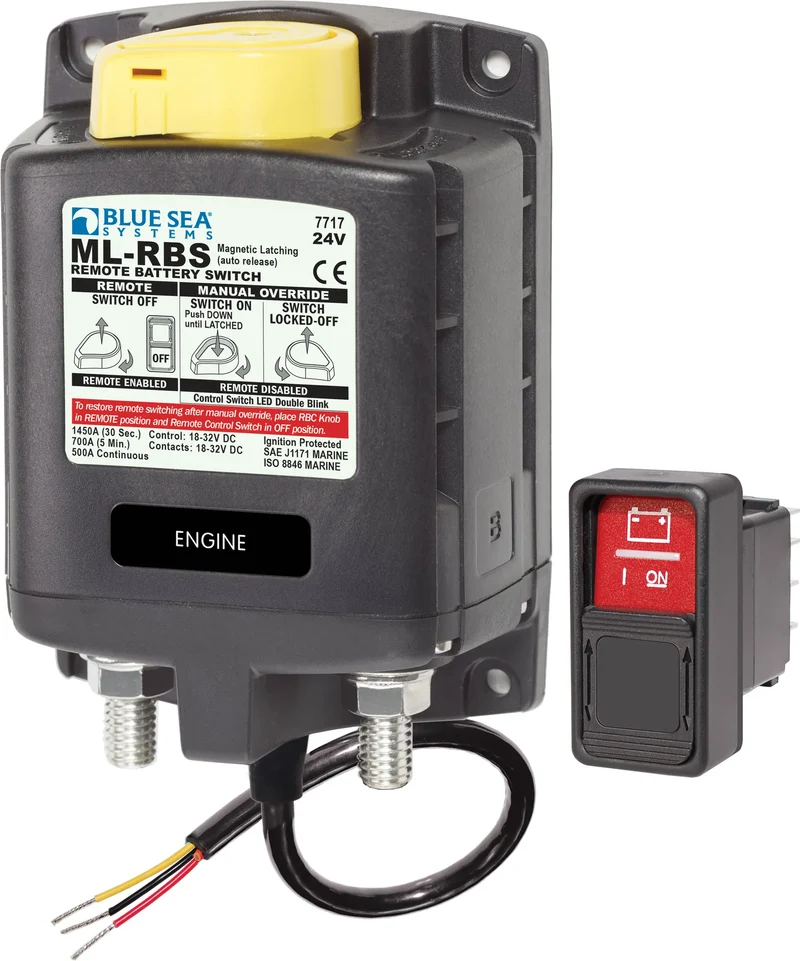 BSS Solenoid ML 24V RBS SPST With Manual Control 2 (incl 2145-BSS Switch)