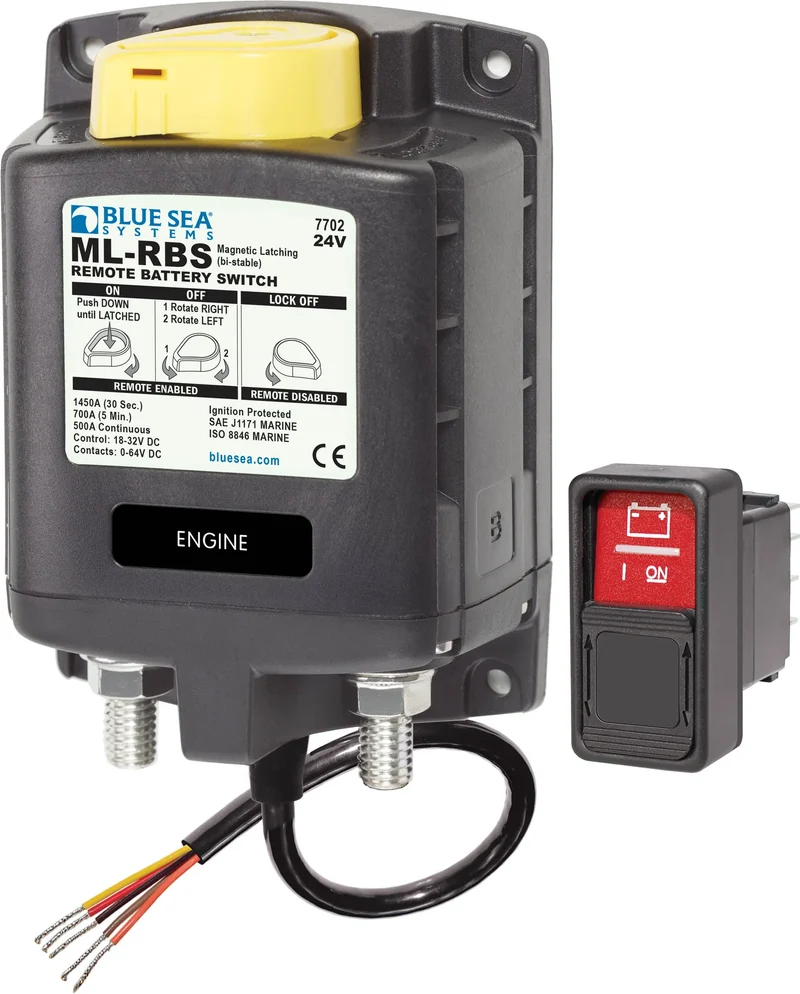 BSS Solenoid ML 500A 24V RBS With Manual ControlCont (incl 2145-BSS Switch)