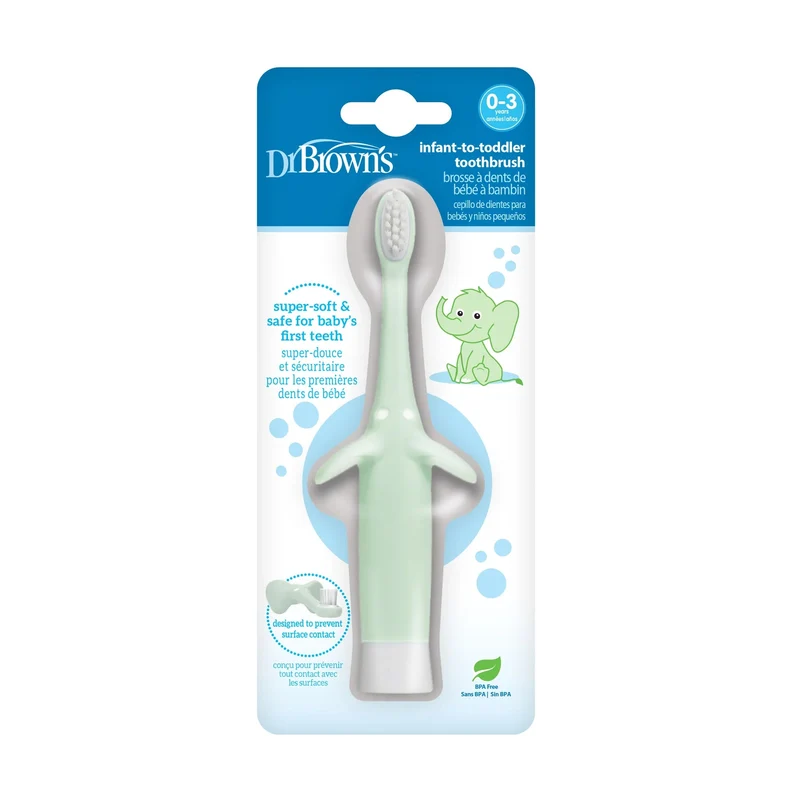 Dr. Brown’s Infant-to-Toddler Toothbrush, Elephant