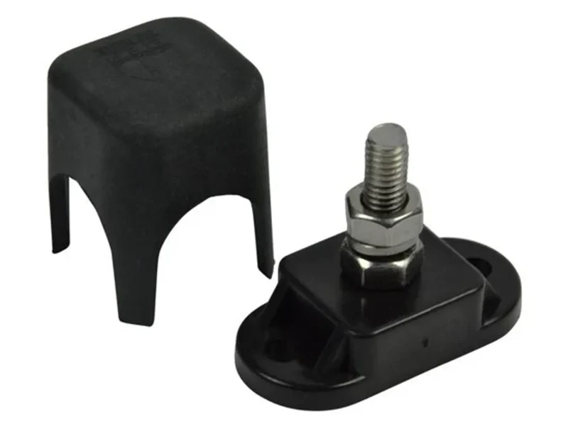 BEP Insulated Studs Single 1x6mm Negative Black Wi