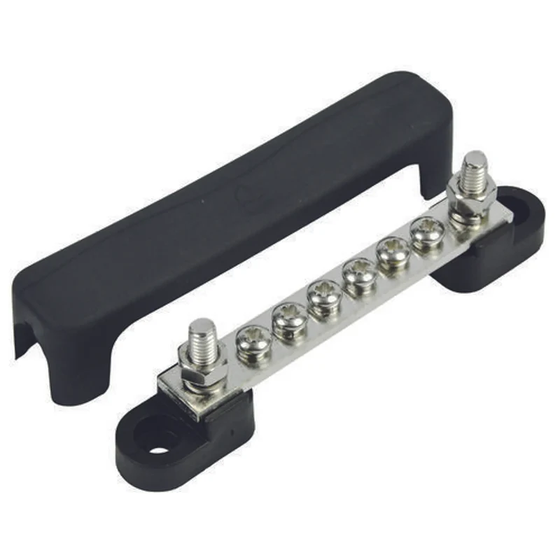 BEP Bus Bar Singel 6x 4mm Screw Terminal 2x 6mm In