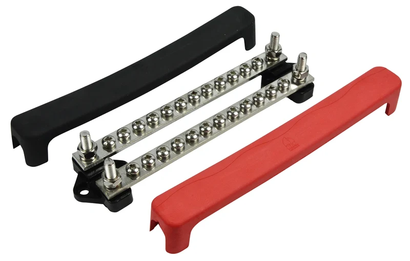 BEP Bus Bar Double 12x 4mm Screw Terminal 2x 6mm I