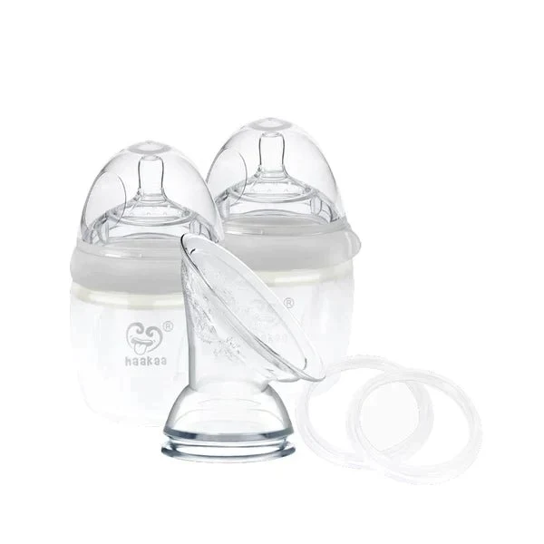 Haakaa - Generation 3 Silicone Pump and Bottle Pack