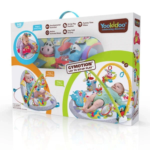 Yookidoo Gymotion Baby Gym Lay to Sit-Up Playmat