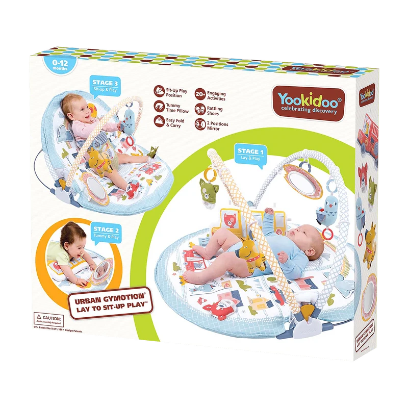 YookidooUrban Gymotion Lay to Sit-Up Play