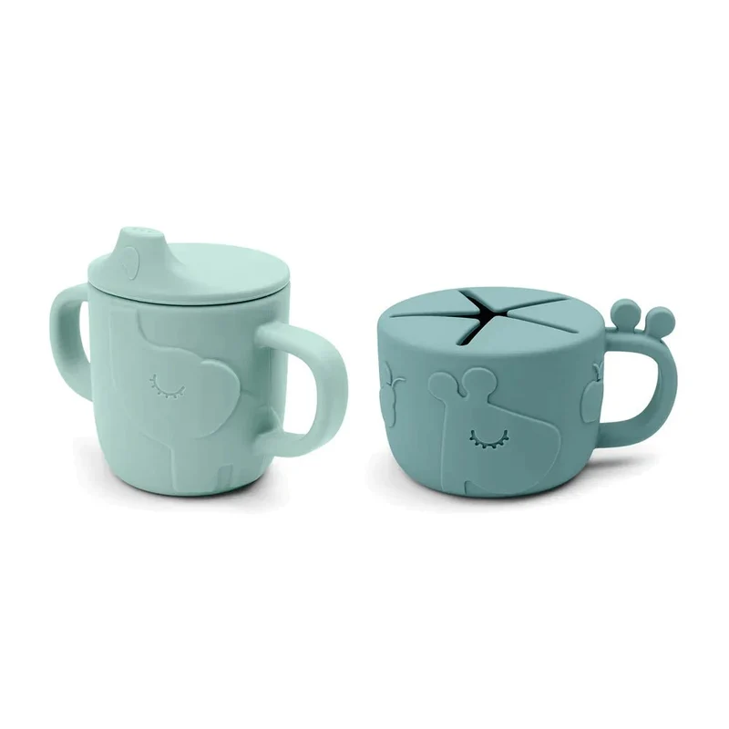 Done By Deer - Peekaboo Spout/Snack Cup Set