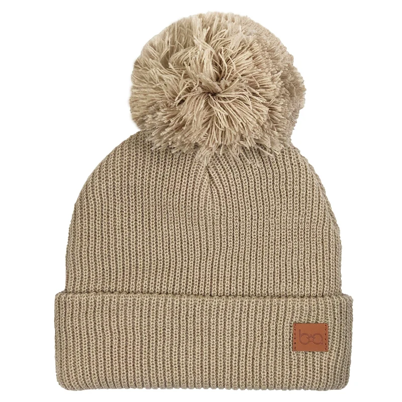 Babyfied Apparel - PomPom Toque Beige