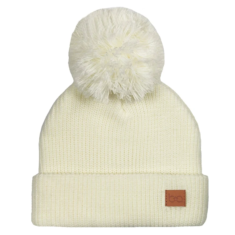 Babyfied Apparel - PomPom Toque Ivory