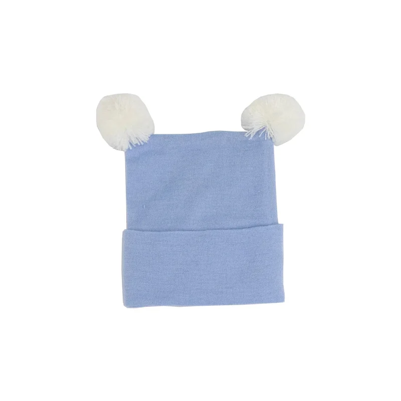 Kidcentral Essentials - Newborn Hat Double Pompom