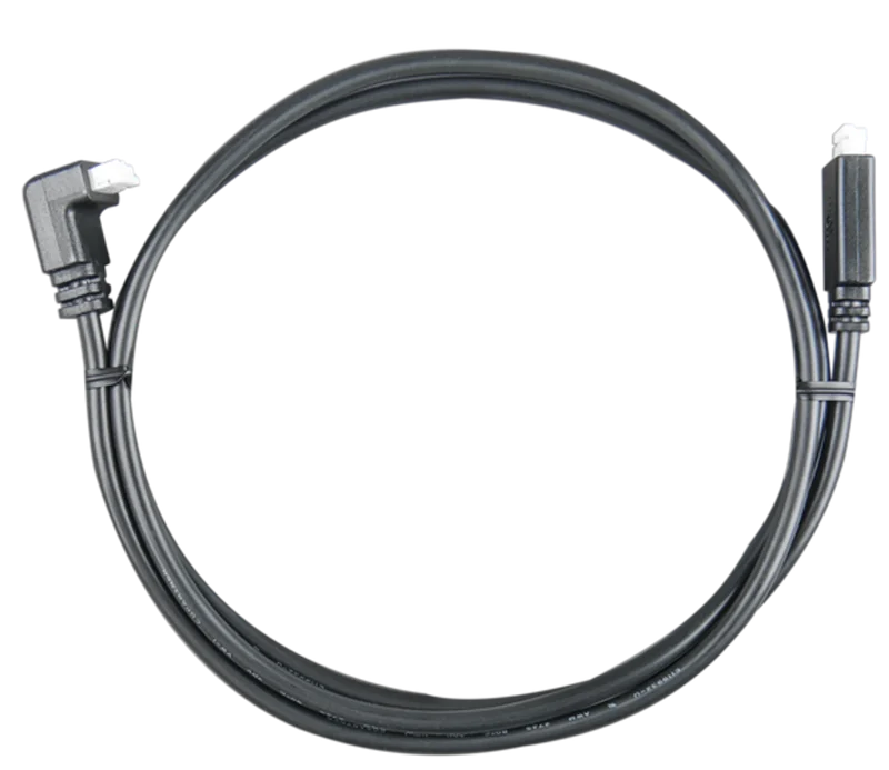 VE.Direct Cable 3m (one side Right Angle conn)
