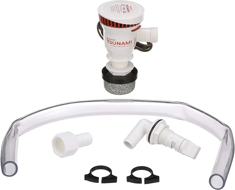 Attwood T-500 Livewell pump med recirkulation