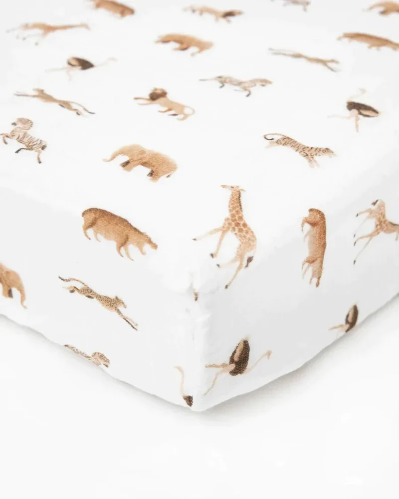 Little Unicorn - Organic Cotton Muslin Crib Sheet
