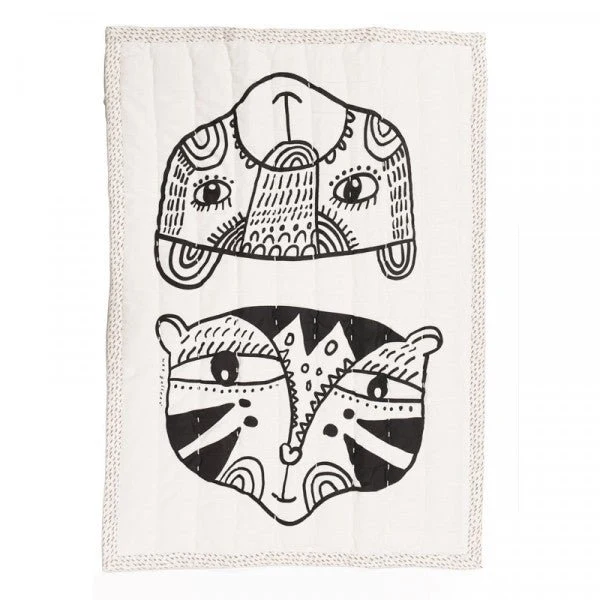 Wee Gallery - Organic Quilted Play Blanket