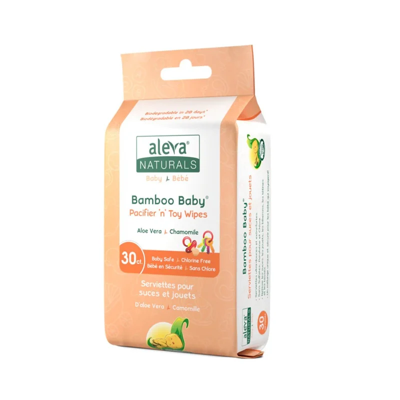 aleva NATURALS - Pacifier & Toy Wipes