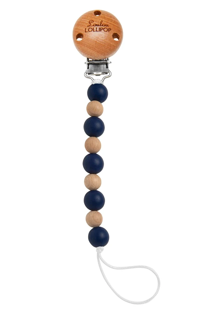 LOULOU LOLLIPOP - Pacifier Clip Celeste