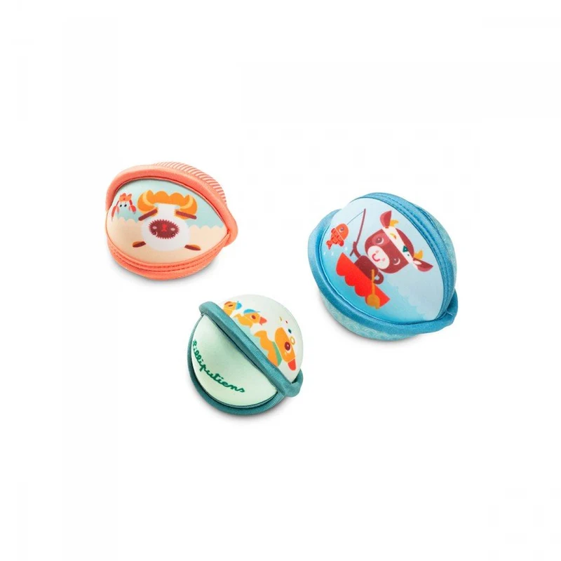 Lilliputiens - Farm Set Of Bath Balls