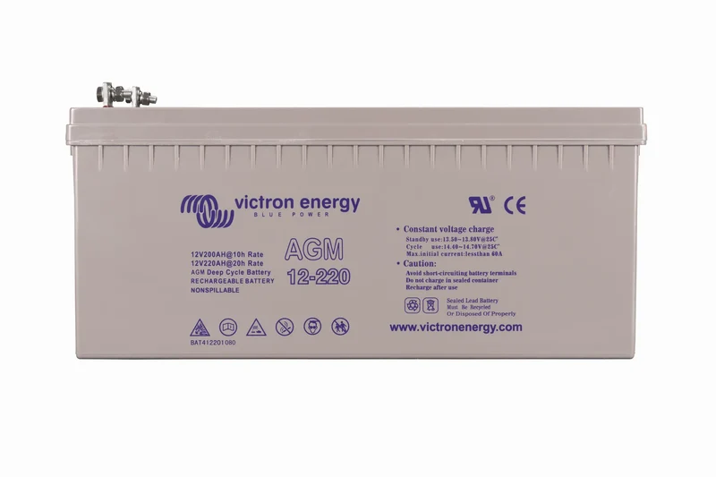 AGM Deep Cycle Batteri 12V/220Ah M8