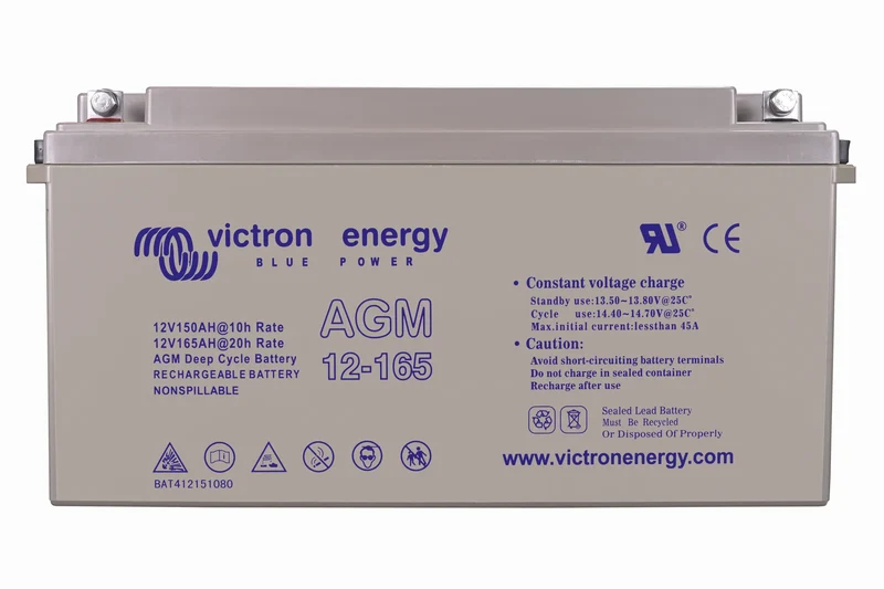 AGM Deep Cycle Batteri 12V/165Ah M8