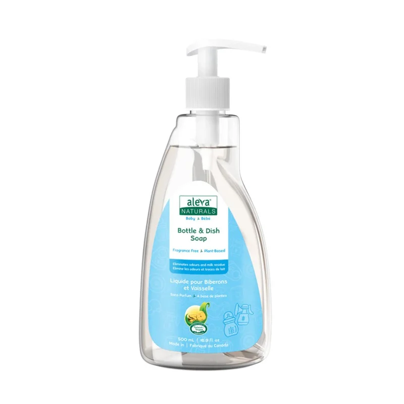 Aleva NATURALS Bottle & Dish Liquid Fragrance Free 500ml