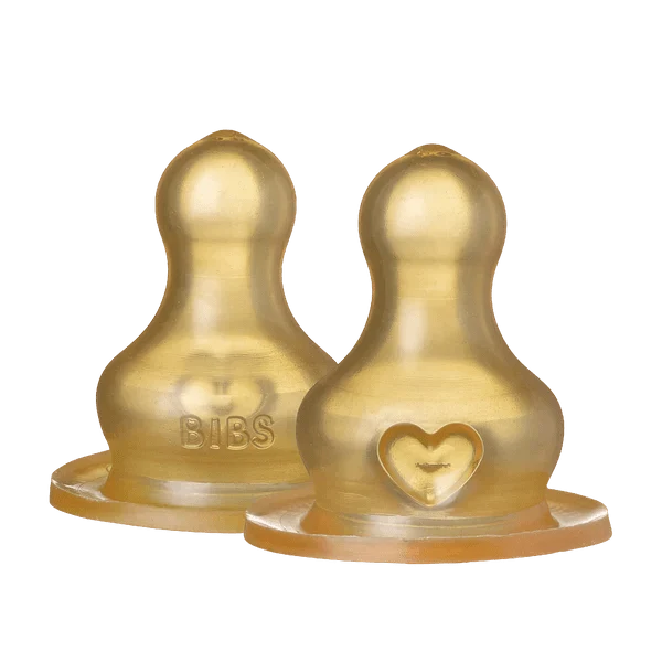 BIBS Bottle Nipple Latex 2 PK