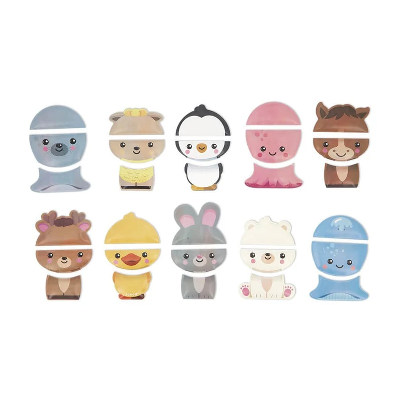 Janod - Bath Mix and Match Animals