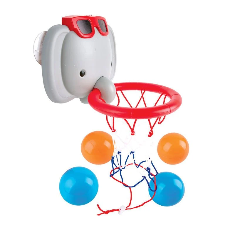 Hape - Bath Time Basket Ball Elephant Pal