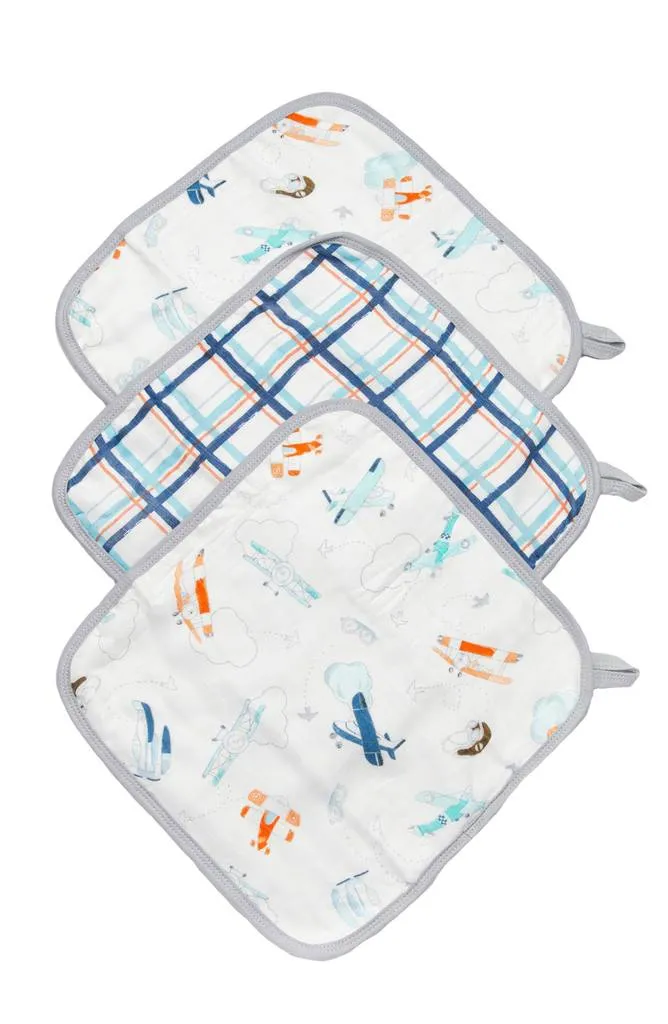 LOULOU LOLLIPOP - Washcloths 3-Pieces Set